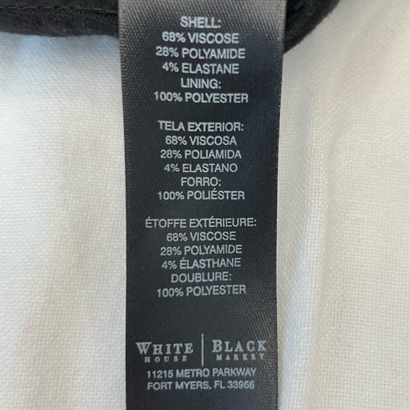 White House Black Market Officecore Career Chic Business Black Skirt Studded - Picture 7 of 9